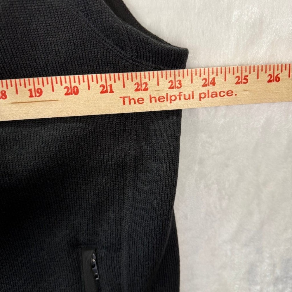 Patagonia Mens XL Better Sweater Fleece Vest Black Full Zip Emb. Logo on Back - Picture 6 of 8